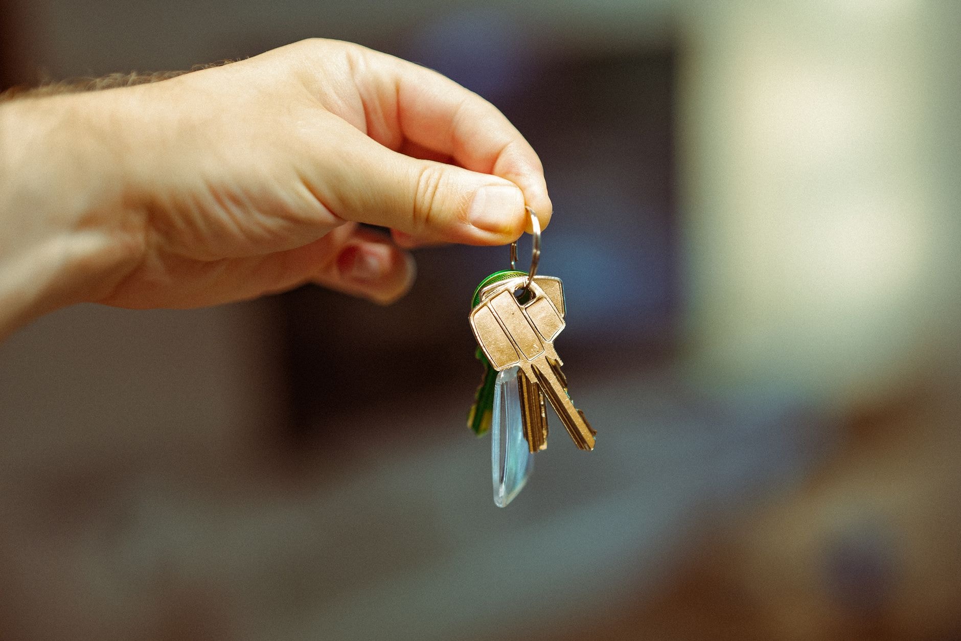 Clés d'une maison remises lors d'un achat immobilier